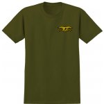 Antihero BASIC EAGLE CHEST MILITARY GREEN w/ YELLOW & BLA pánské tričko krátký rukáv – Hledejceny.cz