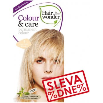 Hairwonder přírodní dlouhotrvající barva BIO velmi světlá blond 9