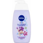 Nivea Kids Girl 2v1 sprchový gel a šampon 500 ml – Zboží Dáma