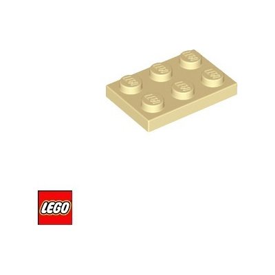 LEGO® 3021 Podložka 2x3 Béžová – Zboží Mobilmania