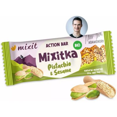 MIXIT Mixitka Adama Ondry sezam a pistácie BIO 34 g – Sleviste.cz