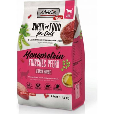 MAC's Cat Adult Mono koňské maso 1,5 kg – Sleviste.cz