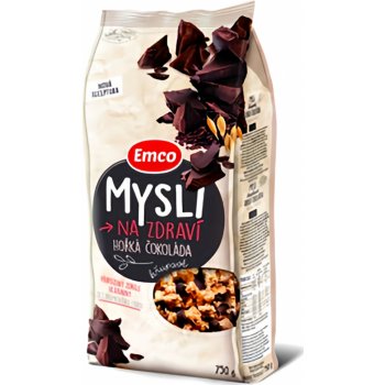 Emco Mysli Křupavé Hořká čokoláda 750 g