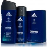 Adidas UEFA Champions League Edition EDT 100 ml + sprchový gel 250 ml + deospray 150 ml dárková sada – Sleviste.cz