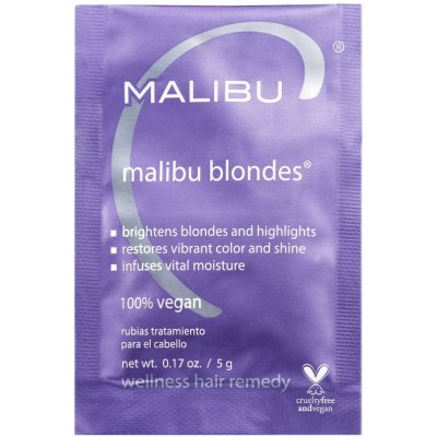 Malibu C Wellness Remedy Blondes kúra pro obnovu blond barvy vlasů 5 g