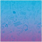 Oxybag - ubrus do výtvarné východy BTS OMBRE girl, 65 × 50 cm – Zboží Dáma