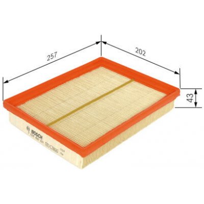 Vzduchový filtr BOSCH F 026 400 301 – Hledejceny.cz