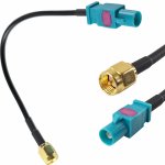 Kabel, adaptér GPS antény s konektorem FAKRA pro automobilové navigace s konektorem SMA | Zboží Auto