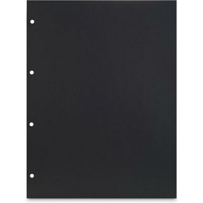 Hama fotokarton, 23,3 x 31 cm, děrovaný, 25 listů, černý – Zboží Živě
