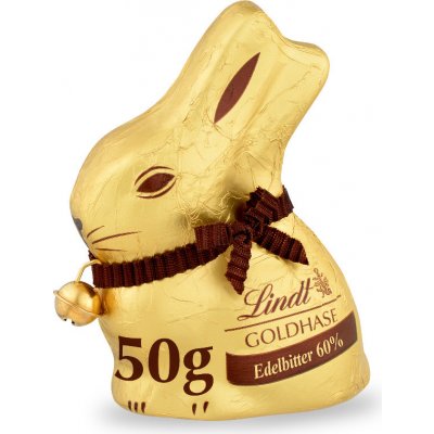 Lindt Zlatý Zajíček hořká čokoláda 50 g – Zbozi.Blesk.cz