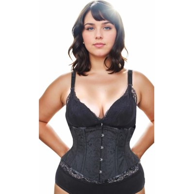 Korzety.cz Korzet stahovací korzet pod prsa z brokátu v nízkém střihu pro pas – Zboží Dáma