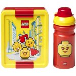 LEGO® Iconic Girl svačinový set láhev a box žlutá červená – Zboží Dáma