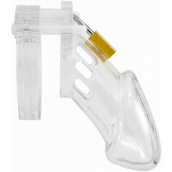 Slave4master Classic Cock Cage Clear, pás cudnosti pro muže