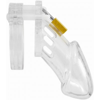 Slave4master Classic Cock Cage Clear, pás cudnosti pro muže