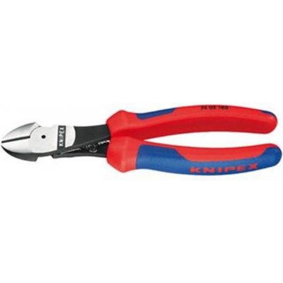 Knipex 74 02 180 - Kleště štípací boční 180mm silové, leštěné, Bi-plast rukojeti – Zbozi.Blesk.cz