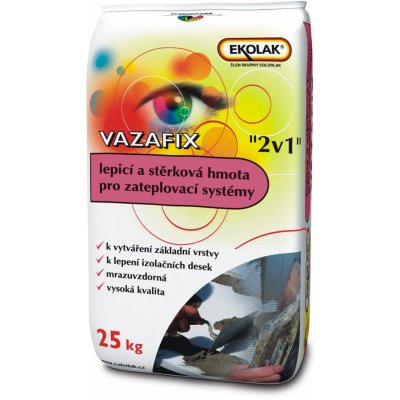 VAZAFIX 2v1 lepící a stěrková hmota 25 kg – Zboží Mobilmania