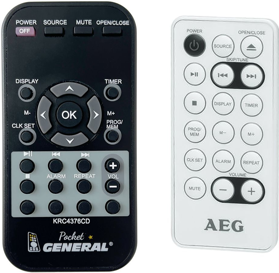 Dálkový ovladač General AEG KRC4376 CD