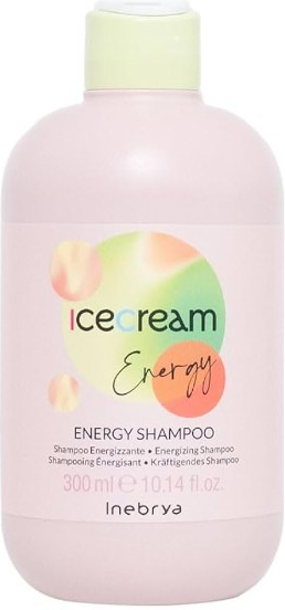 Inebrya Energizující šampon pro slabé a jemné vlasy Ice Cream Energy Shampoo 300 ml