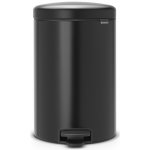 BRABANTIA Newicon černý 20 l (114106) nerezový odpadkový koš – Zboží Mobilmania