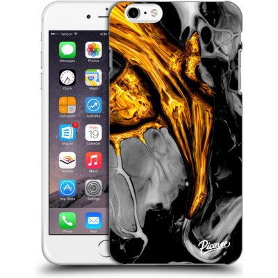 Pouzdro Picasee silikonové Apple iPhone 6 Plus/6S Plus - Black Gold černé – Zbozi.Blesk.cz