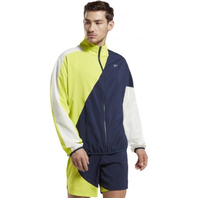 Reebok RUNNING WOVEN WIND JKT HT3709 Tmavě modrá – Zboží Mobilmania