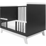 New Baby MARCUS 120x60 cm grafit/bílá – Zboží Dáma