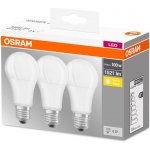 Osram 3x LED žárovka E27 A60 14W = 100W 1521lm 2700K Teplá bílá – Hledejceny.cz