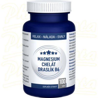 Clinical Magnesium chelát + Draslík B6 100 tablet – Hledejceny.cz