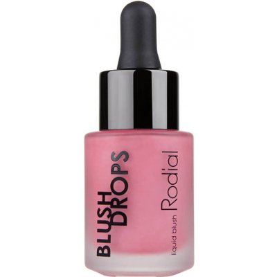 Rodial Blush Drops tekutá tvářenka a lesk na rty dodávající hydrataci a lesk Frosted Pink 15 ml