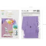 PartyDeco Párty závěs fialový světlý 100 x 200 cm – Hledejceny.cz