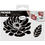 Aladine Plastová šablona Pivoňka 15x10cm – Zboží Dáma