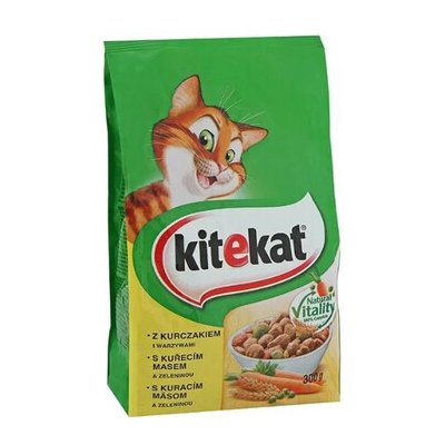 Kitekat granule s kuřecím a zeleninou 0,3 kg – Hledejceny.cz