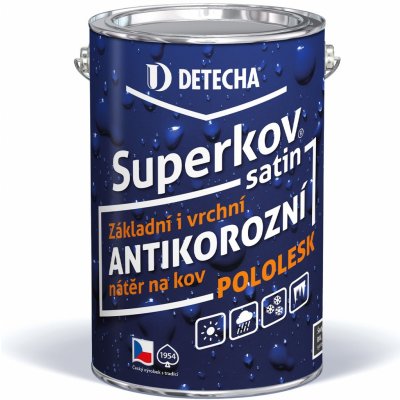 Detecha SUPERKOV SATIN 5kg šedý (antracit) RAL 7016 – Zboží Mobilmania