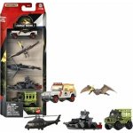 Mattel Matchbox™ Jurský svět 4 ks angličák a dinosaurus Pteranodon – Zboží Dáma