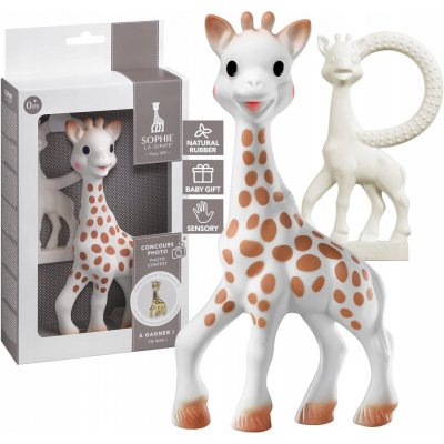 Sophie La Girafe sada kousátko žirafa + kousátko pro děti kaučukové – Hledejceny.cz
