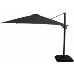 Hartman Slunečník s boční nohou a křížovým podstavcem Shadowflex T2 čtvercový- 300x300 cm Dark grey – Hledejceny.cz