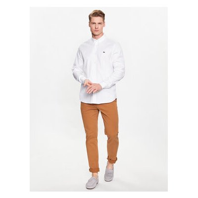 Lacoste košile regular fit CH2933 bílá