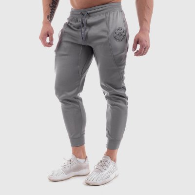 Jogger tepláky Iron Aesthetics Circle Star šedé Šedá – Zboží Dáma