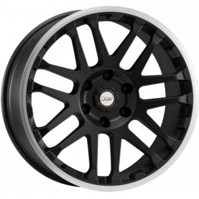 DLW Combat 9x20 6x139 ET28 matt black lip polished | Zboží Auto