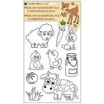 Anděl Předlohy na malování na sklo s vyvýšenou konturou Zvířátka 12,5 x 35 cm 1543 – Zboží Dáma