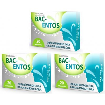 Bacentos Akut orální probiotikum 3 x 20 tablet – Hledejceny.cz