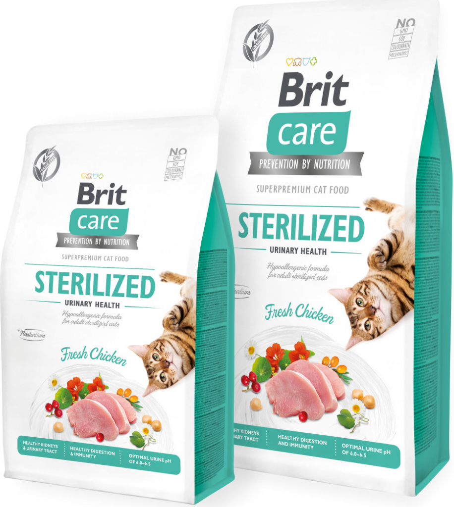 Brit Care Cat Grain-Free Sterilized Urinary Health 3 x 7 kg