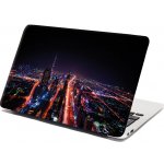 Sablio Samolepka na notebook Rozsvícené město - 38x26 cm – Sleviste.cz
