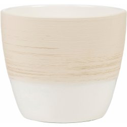 Scheurich květináč 950 Vanilla Cream 19 cm, béžový