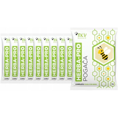 BKV Těsto pro včely s bylinkami 1kg x 10 Ks – Hledejceny.cz