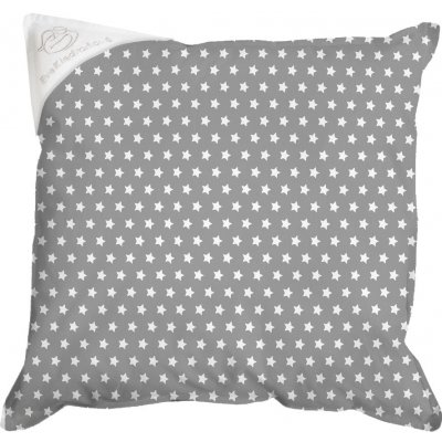 Eva Kiedroňová šedý s bílými hvězdičkami 30 x 30 cm – Sleviste.cz