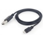 Gembird CC-USB2-AMLM-1M USB 2.0 Lightning, 1m, černý – Hledejceny.cz