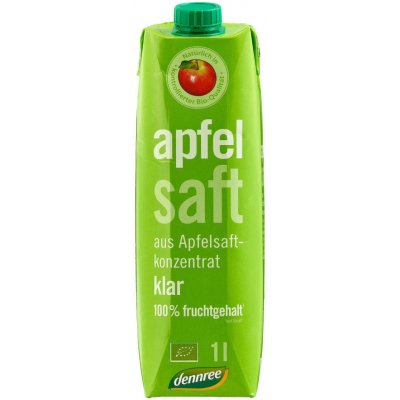 Dennree Jablečná šťáva bio 1 l – Zbozi.Blesk.cz