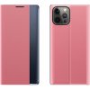 Pouzdro a kryt na mobilní telefon Apple Hurtel Spací Smart Cover iPhone 13 Pro Max růžové 5907769334184