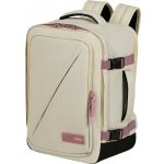 American Tourister TAKE2CABIN Batoh Béžová Coconut Sand/Galactic Mauve 26.5 l – Zboží Mobilmania